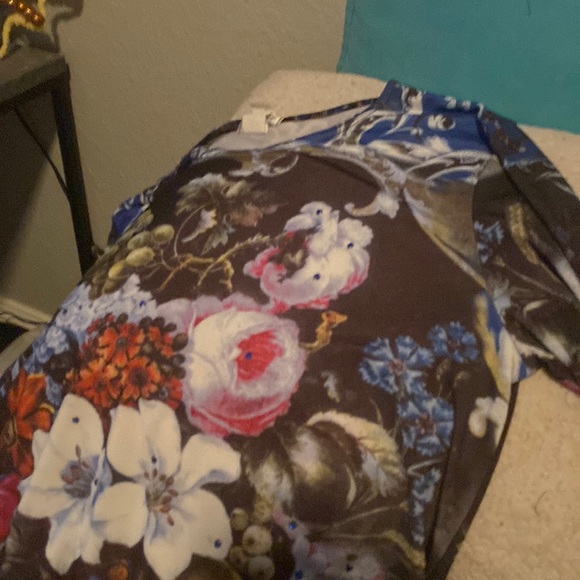 Ladies silky long sleeve shirt - Picture 1 of 5